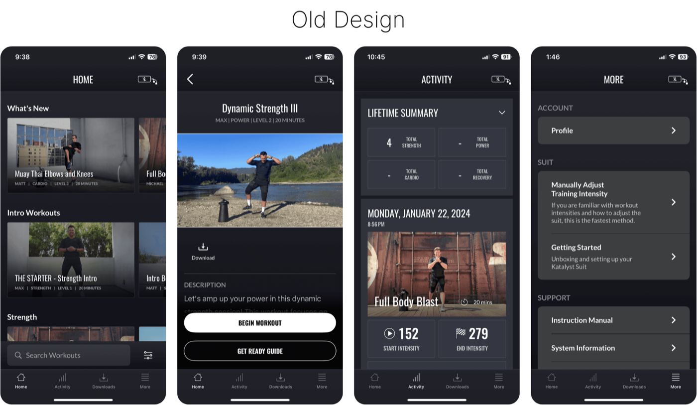 App Redesign & Design System, My responsibilities