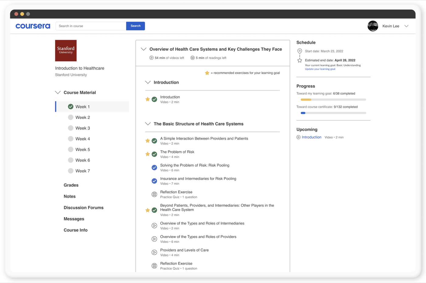 Coursera User Retention, Design solutions